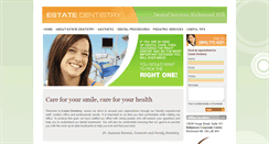 Desktop Screenshot of estatedentistry.com